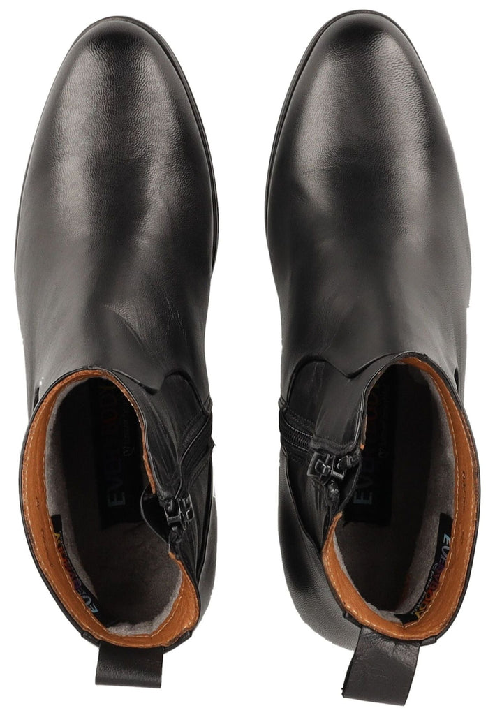 Everybody Stiefelette Glattleder Schwarz