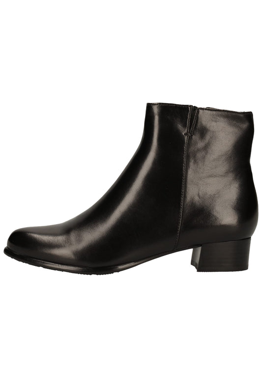Everybody Stiefelette Glattleder Schwarz