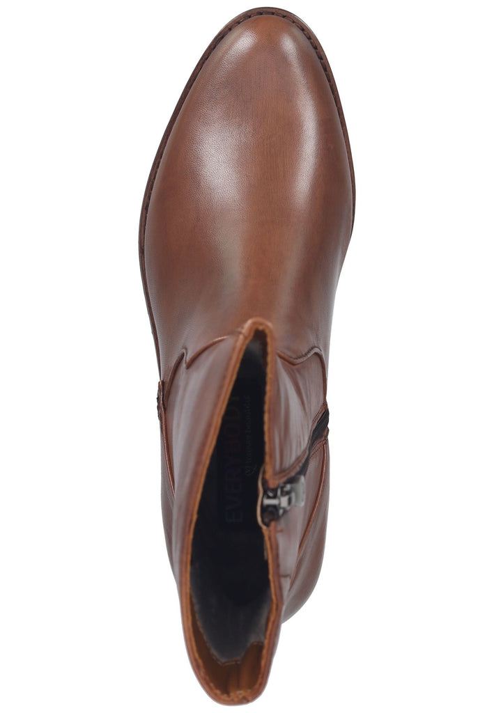 Everybody Stiefelette Leder Braun Warmfutter