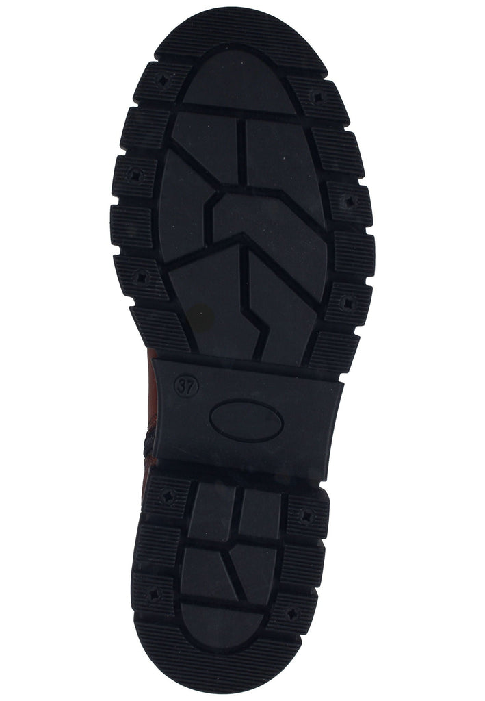 Everybody Stiefelette Leder Braun Warmfutter