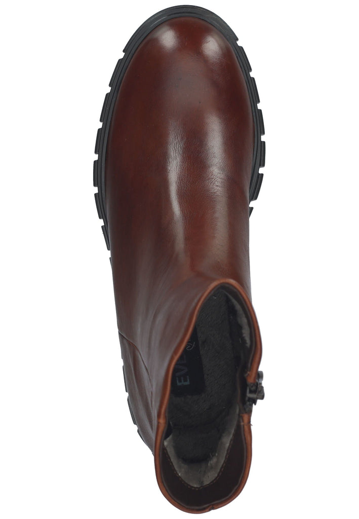 Everybody Stiefelette Leder Braun Warmfutter