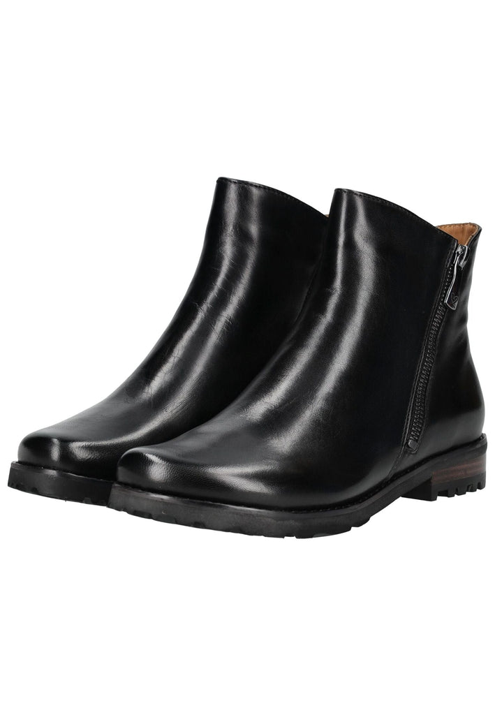 Everybody Stiefelette Leder Schwarz Warmfutter