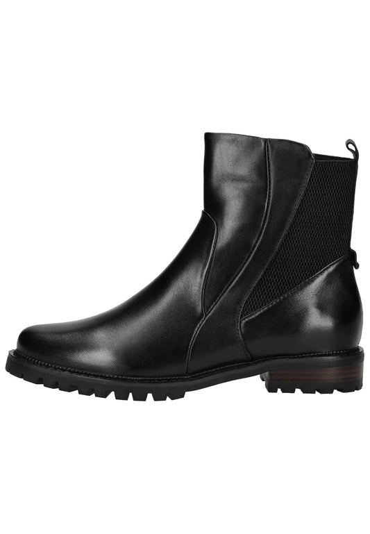 Everybody Stiefelette Leder Schwarz Warmfutter