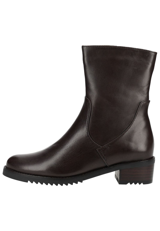 Everybody Stiefelette Leder Schwarz Warmfutter
