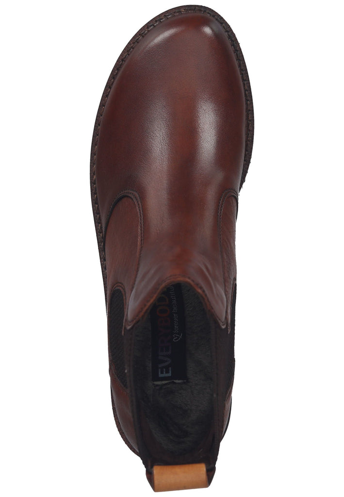 Everybody Stiefelette Leder/Textil Braun