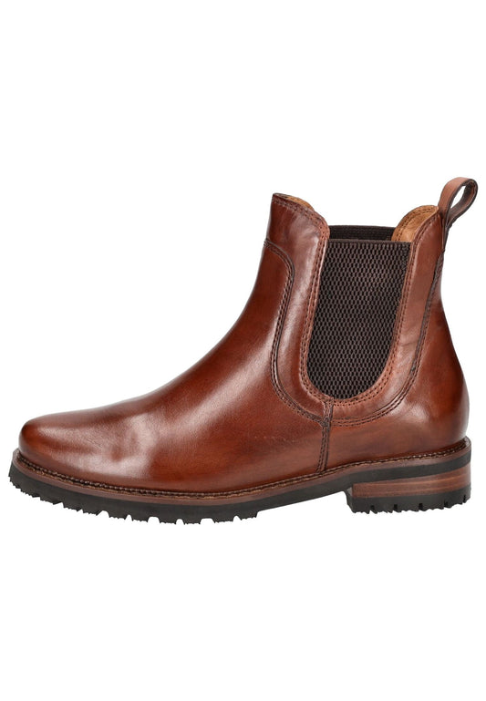 Everybody Stiefelette Leder/Textil Braun Warmfutter