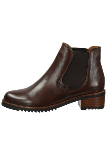 Stiefeletten Everybody Stiefelette Glattleder Kastanie Warmfutter