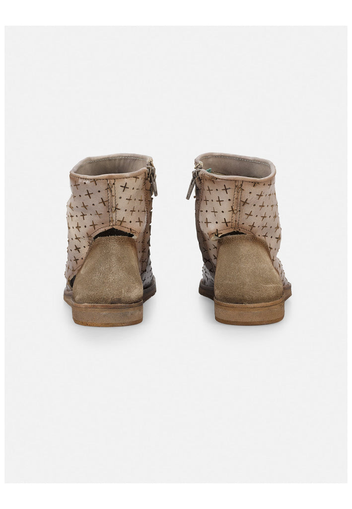 FELMINI Sandalen Leder Braun/Grau