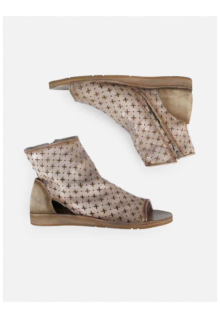 FELMINI Sandalen Leder Braun/Grau