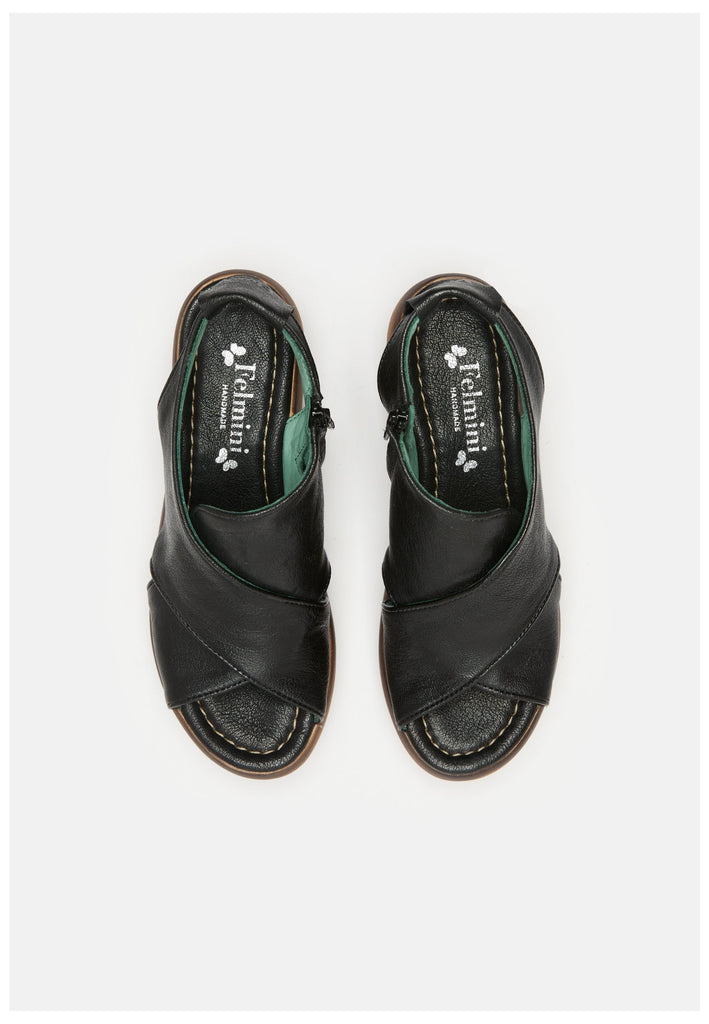 FELMINI Sandalen Leder Schwarz