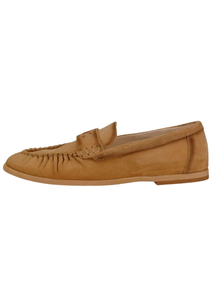 Slipper FELMINI Slipper Veloursleder Dunkelbeige