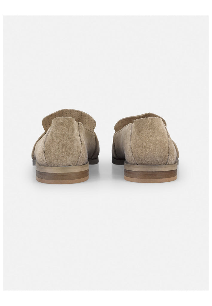 FELMINI Slipper Leder Braun/Grau