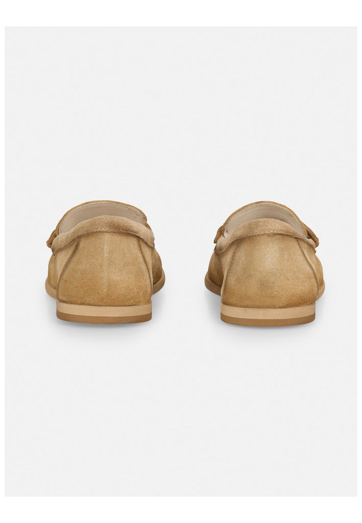 FELMINI Slipper Veloursleder Dunkelbeige