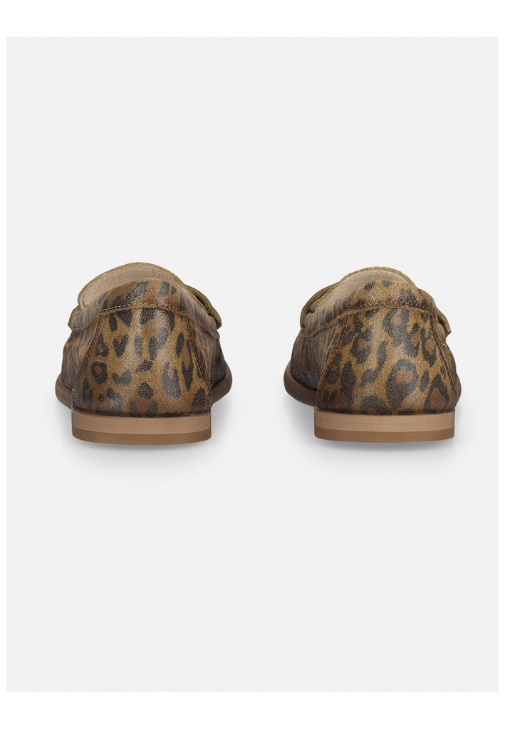 FELMINI Slipper Veloursleder Leopard