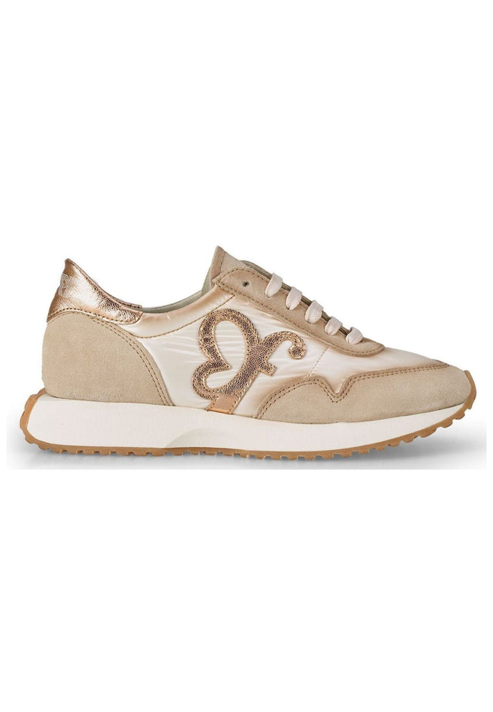 FELMINI Sneaker Leder/Textil Beige