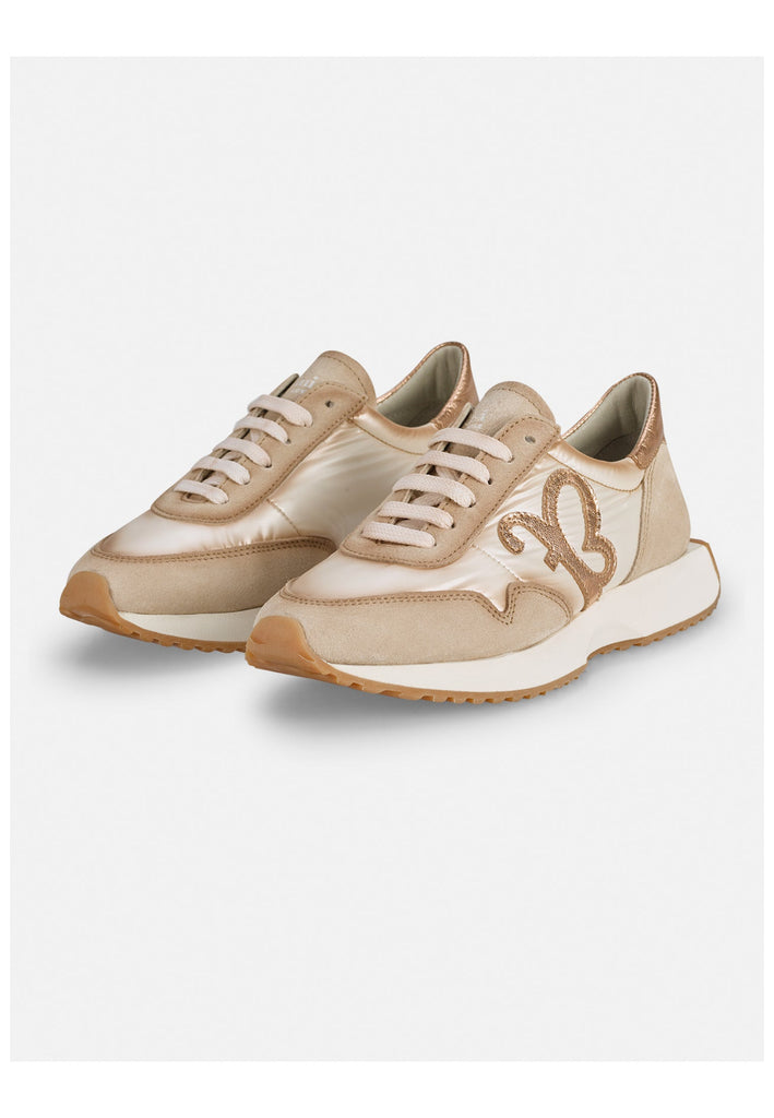 FELMINI Sneaker Leder/Textil Beige