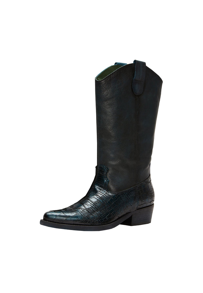 FELMINI Stiefel Leder Blau