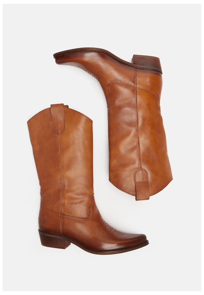 FELMINI Stiefel Leder Braun