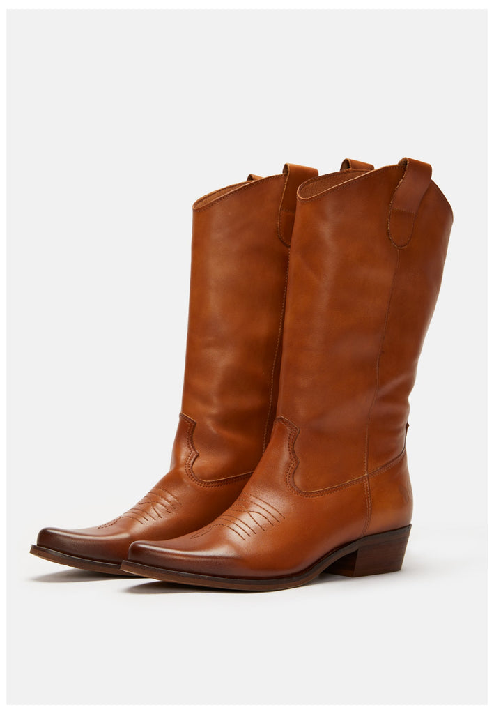 FELMINI Stiefel Leder Braun