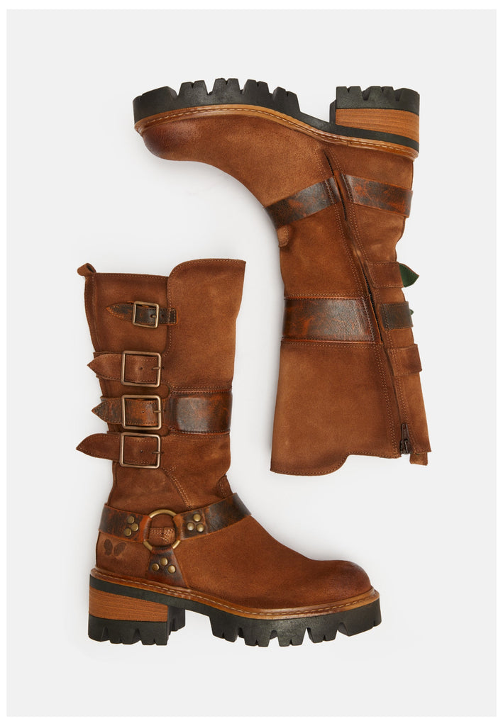 FELMINI Stiefel Leder Cognac