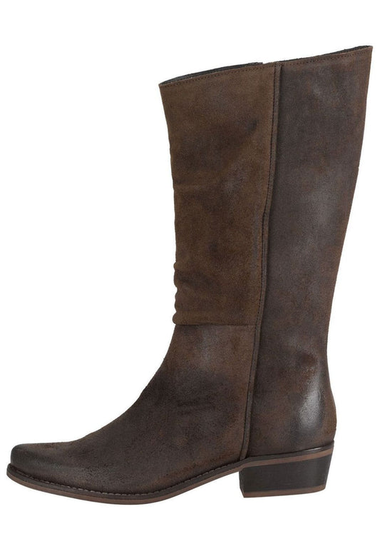 FELMINI Stiefel Leder Dunkelbraun