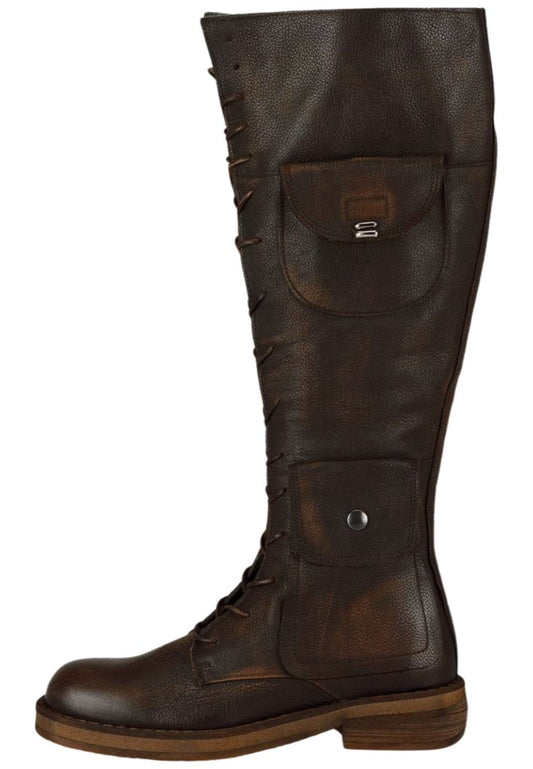 FELMINI Stiefel Leder Dunkelbraun