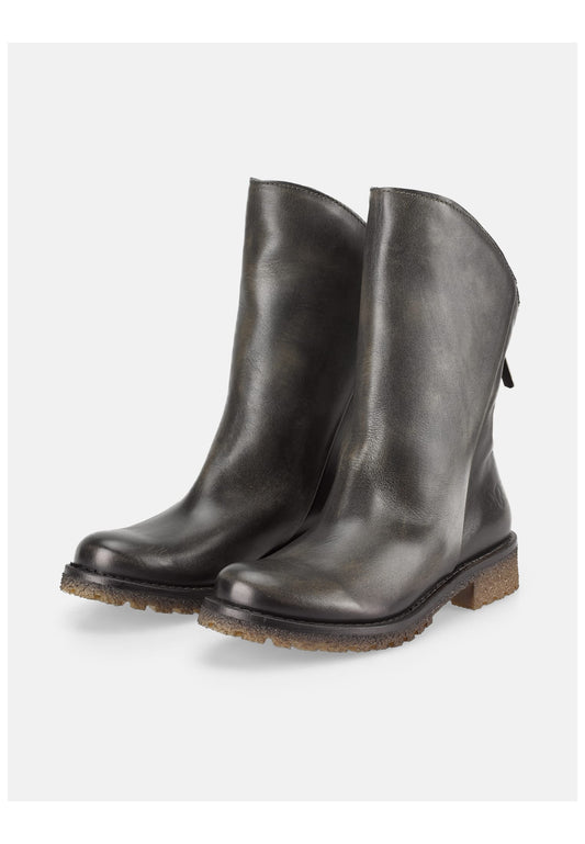 FELMINI Stiefel Leder Dunkelbraun