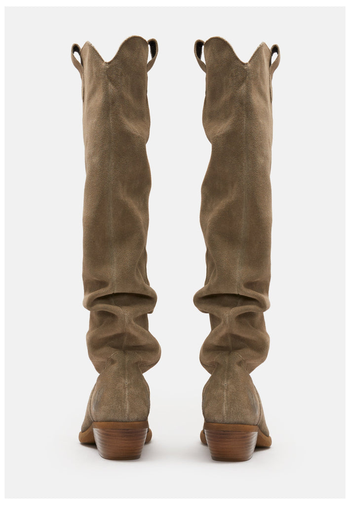 FELMINI Stiefel Leder Grau