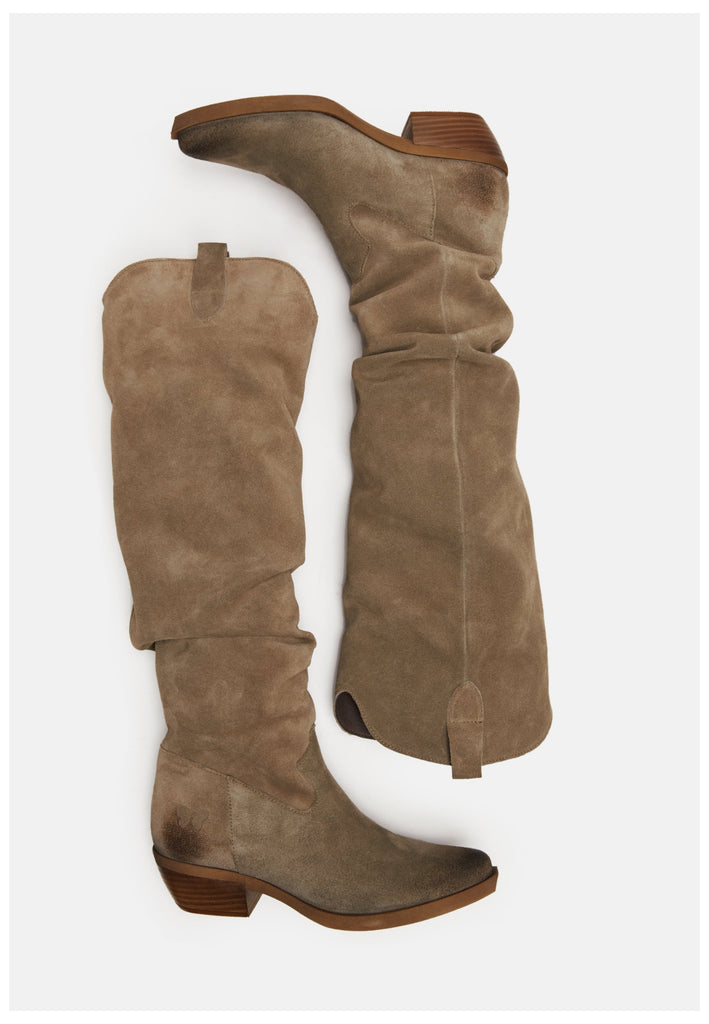 FELMINI Stiefel Leder Grau