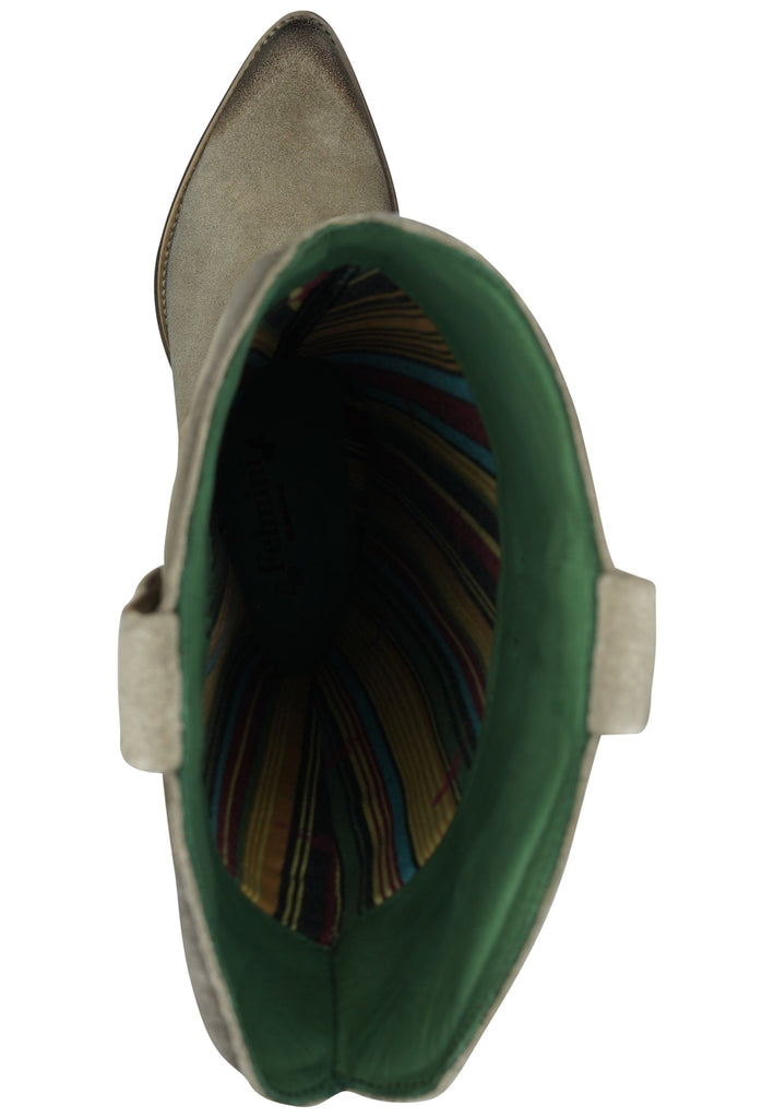 FELMINI Stiefel Leder Grau/Braun