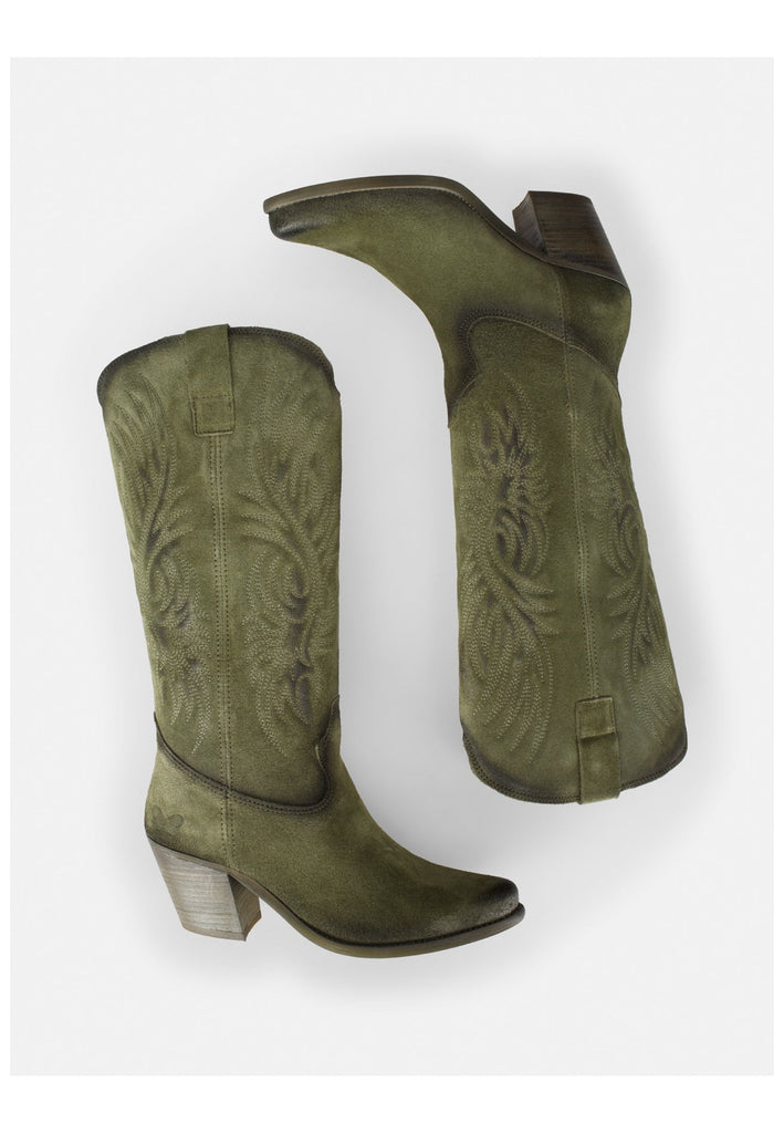 FELMINI Stiefel Leder Green