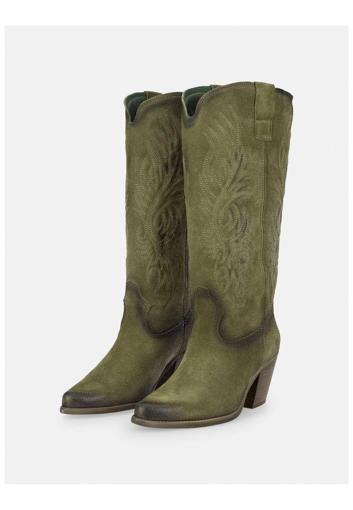 FELMINI Stiefel Leder Green