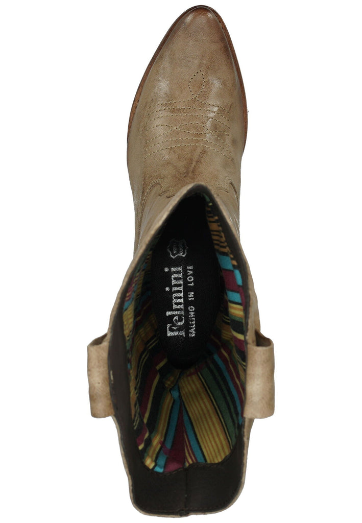 FELMINI Stiefel Leder Hellbraun