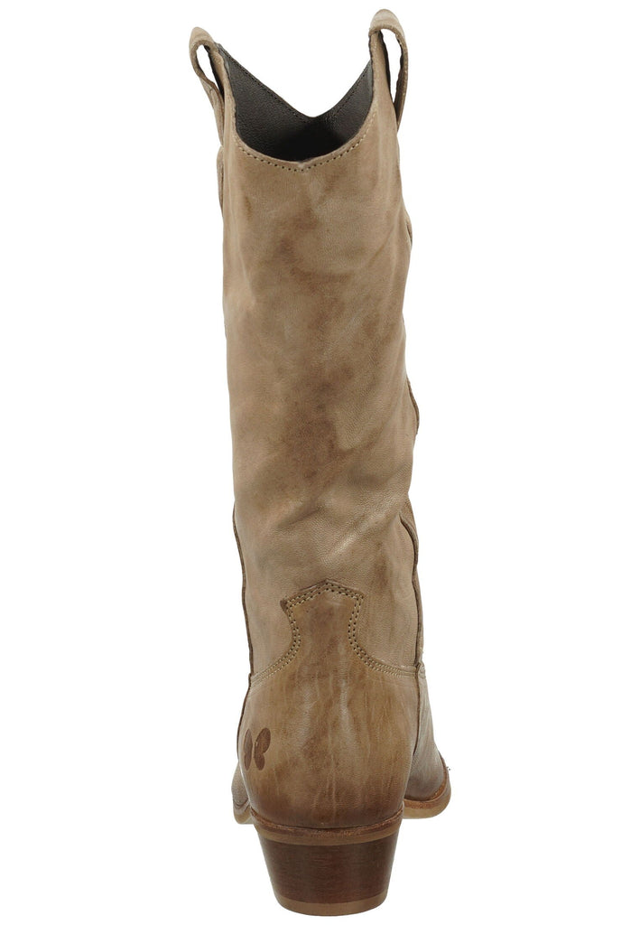 FELMINI Stiefel Leder Hellbraun