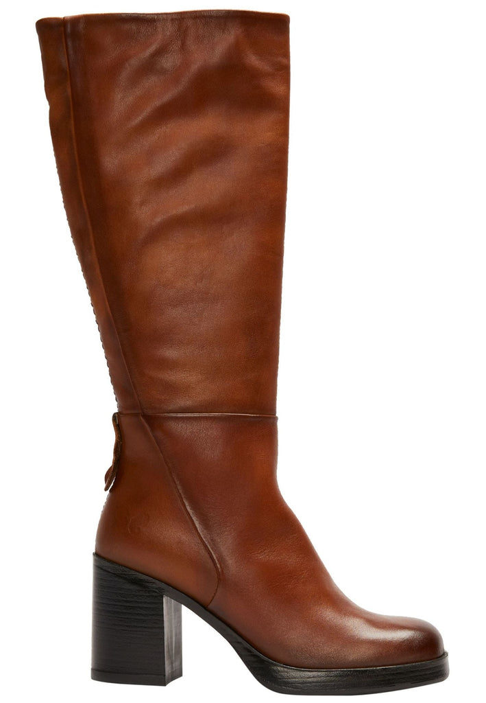 FELMINI Stiefel Leder Mittelbraun