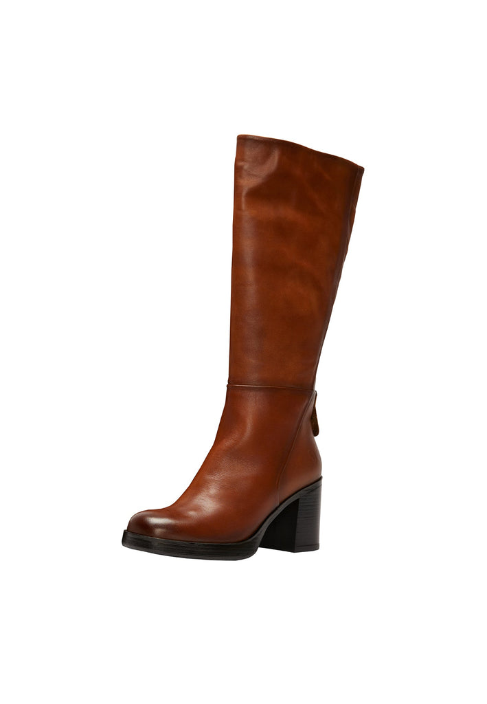 FELMINI Stiefel Leder Mittelbraun