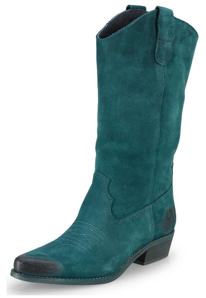 FELMINI Stiefel Leder Petrol