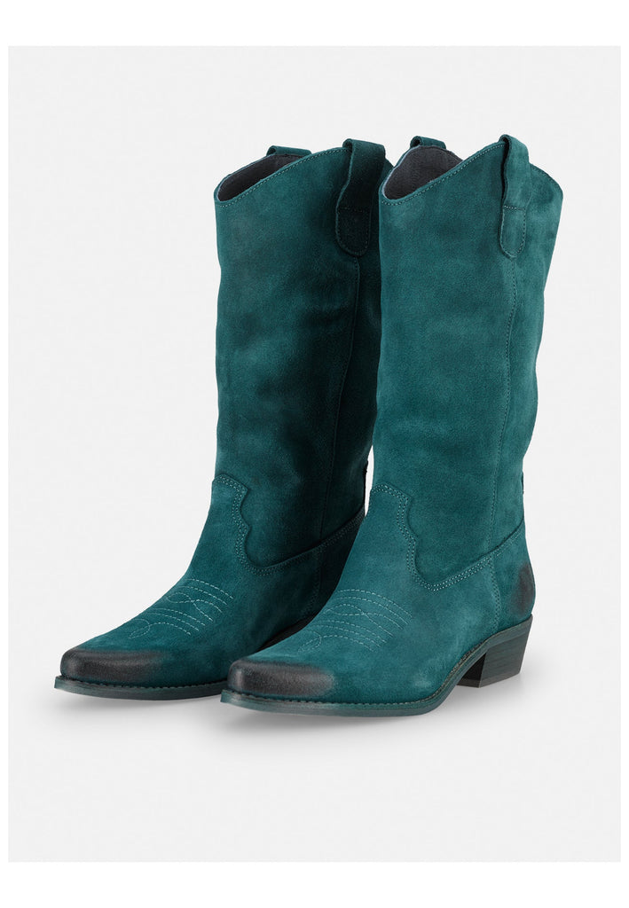 FELMINI Stiefel Leder Petrol