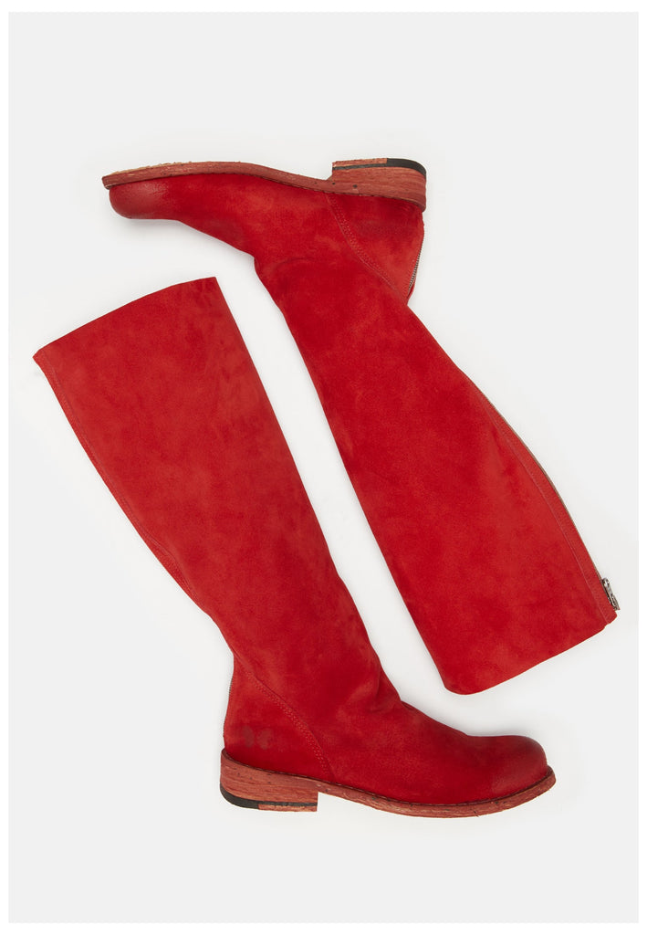 FELMINI Stiefel Leder Rot