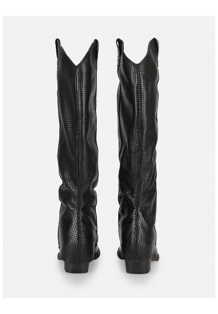 FELMINI Stiefel Leder Schwarz