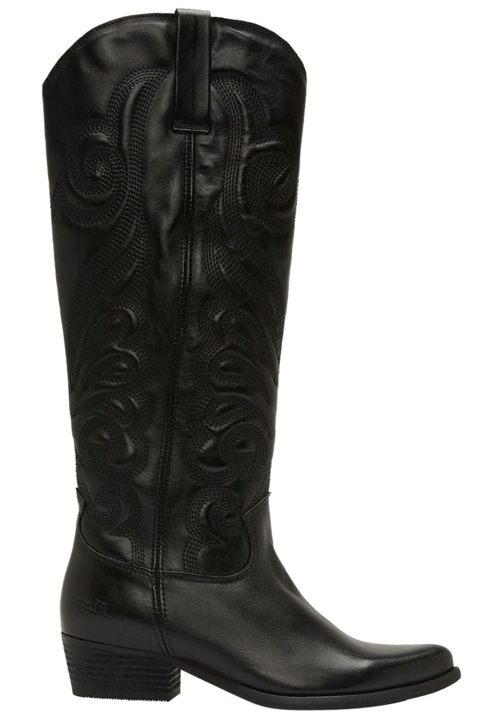 FELMINI Stiefel Leder Schwarz