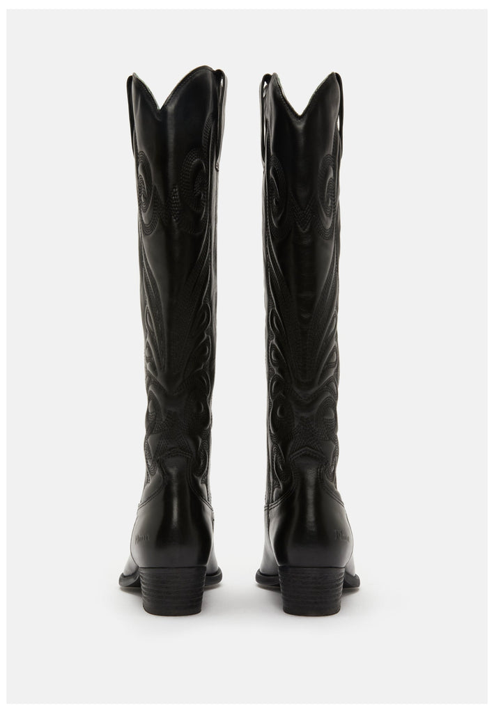 FELMINI Stiefel Leder Schwarz