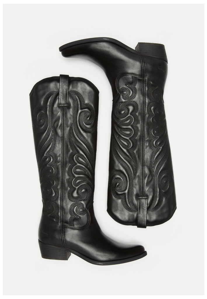 FELMINI Stiefel Leder Schwarz