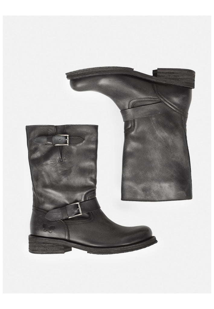 FELMINI Stiefel Leder Schwarz