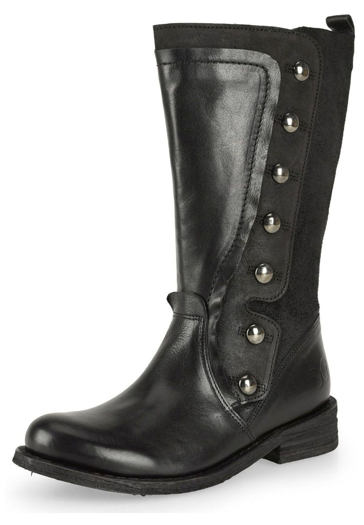 FELMINI Stiefel Leder Schwarz