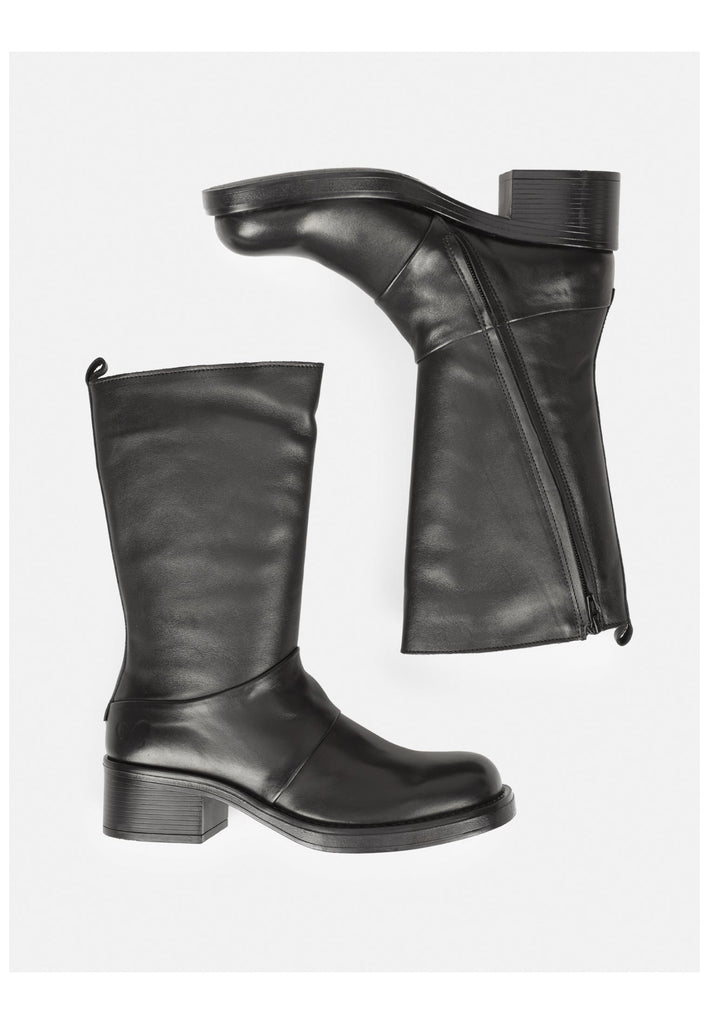 FELMINI Stiefel Leder Schwarz