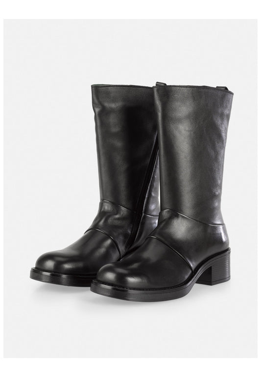 FELMINI Stiefel Leder Schwarz