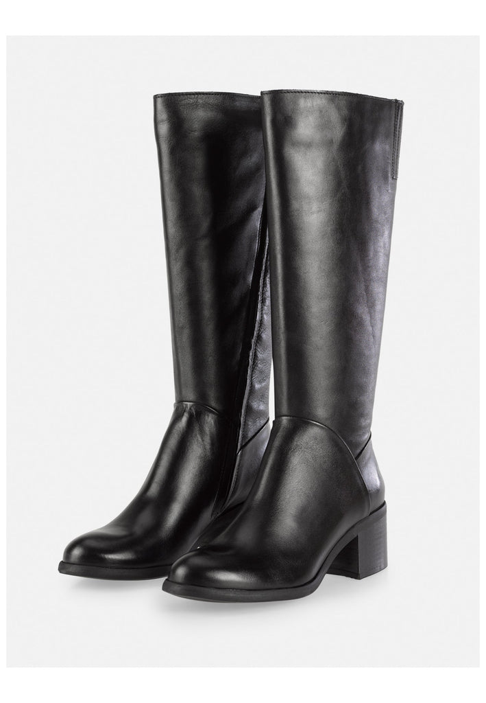 FELMINI Stiefel Leder Schwarz