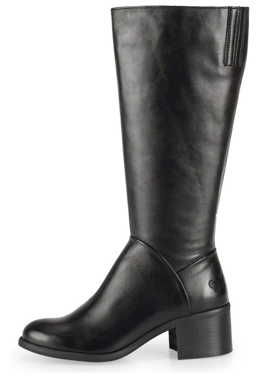 FELMINI Stiefel Leder Schwarz