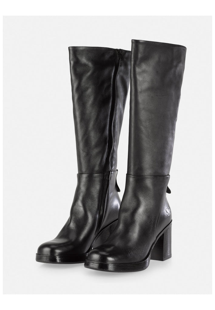 FELMINI Stiefel Leder Schwarz